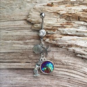 Mermaid Belly Button Navel Ring‎
